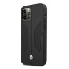 BMW BMHCP12LRSCSK Perforate Sides custodia rigida in pelle per Apple iPhone 12 Pro Max, nera