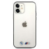 Custodia rigida BMW BMHCP12SMBTOK Sandblast per Apple iPhone 12 mini, trasparente