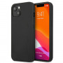Custodia rigida Mercedes-AMG AMHCP13MDOLBK Leather Hot Stamped per Apple iPhone 13, nera