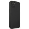 Custodia rigida Mercedes-AMG AMHCP13MDOLBK Leather Hot Stamped per Apple iPhone 13, nera