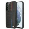 BMW BMHCS22MTRTBK cover rigida per Samsung Galaxy S22+, M Collection Triangles, nera