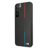 BMW BMHCS22MTRTBK cover rigida per Samsung Galaxy S22+, M Collection Triangles, nera