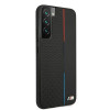 BMW BMHCS22MTRTBK cover rigida per Samsung Galaxy S22+, M Collection Triangles, nera