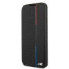 BMW BMBKS22MTRTBK custodia a libro per Samsung Galaxy S22+, M Collection Triangles, nera