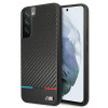 BMW BMHCS22MPUCARTCBK cover rigida per Samsung Galaxy S22+, M Collection Triangles, nera