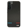 BMW BMHCS22MPUCARTCBK cover rigida per Samsung Galaxy S22+, M Collection Triangles, nera