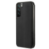 BMW BMBKS22MPUCARTCBK custodia a libro per Samsung Galaxy S22+, M Collection Triangles, nera