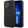 Karl Lagerfeld KLHCP13LPTLK cover rigida per Apple iPhone 13 Pro, Perforated Allover, nera