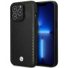 BMW BMHMP14X22RFGK Leather Diamond Pattern MagSafe custodia per Apple iPhone 14 Pro Max 6,7″, nera