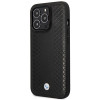 BMW BMHMP14X22RFGK Leather Diamond Pattern MagSafe custodia per Apple iPhone 14 Pro Max 6,7″, nera