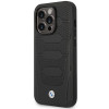 BMW BMHMP14X22RPSK Leather Seats Pattern MagSafe custodia per Apple iPhone 14 Pro Max 6,7″, nera