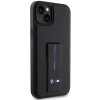 BMW BMHCP14M22GSLK Grip Stand Hot Stamp custodia rigida per Apple iPhone 14 Plus / 15 Plus, nera