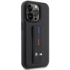 BMW BMHCP14L22GSLK Grip Stand Hot Stamp custodia rigida per Apple iPhone 14 Pro, nera