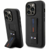 BMW BMHCP14X22GSLK Grip Stand Hot Stamp custodia rigida per Apple iPhone 14 Pro Max, nera