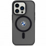 BMW BMHMP14MDSLK Signature MagSafe custodia rigida per Apple iPhone 14 Plus / 15 Plus, nera