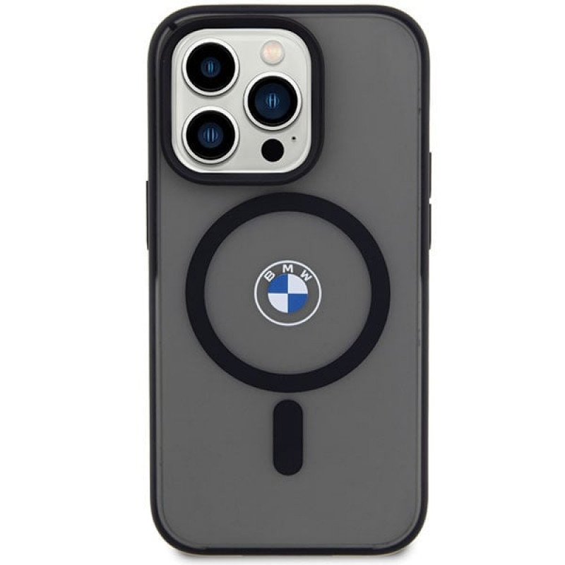 BMW BMHMP14LDSLK Signature MagSafe custodia rigida per Apple iPhone 14 Pro, nera