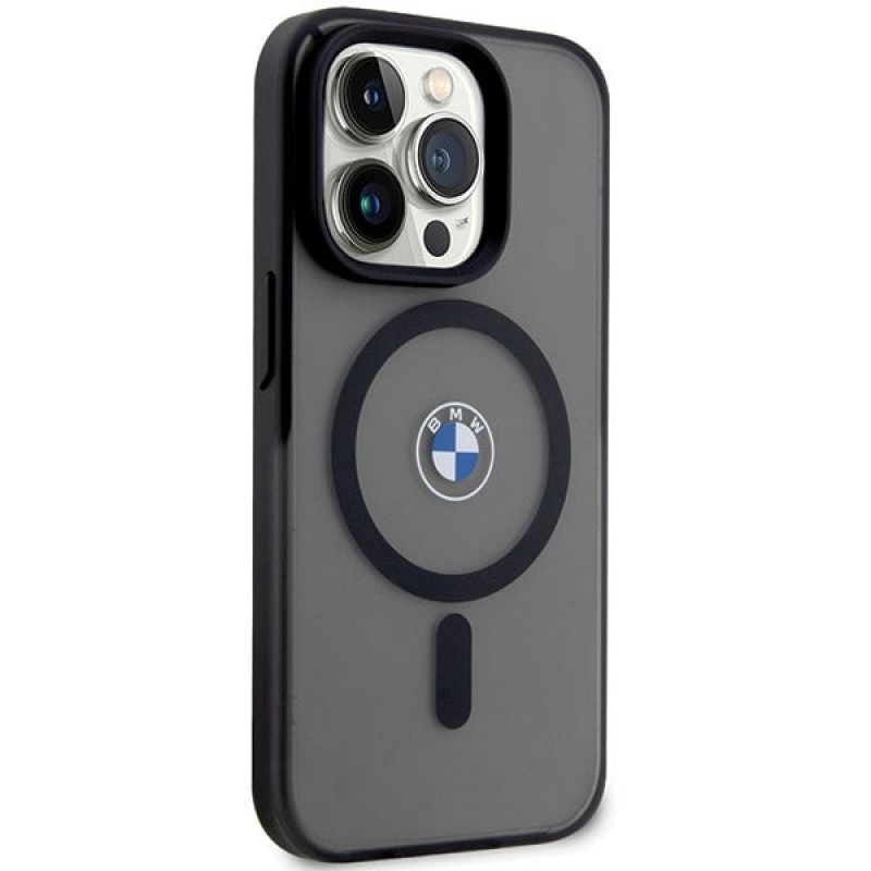 BMW BMHMP14LDSLK Signature MagSafe custodia rigida per Apple iPhone 14 Pro, nera