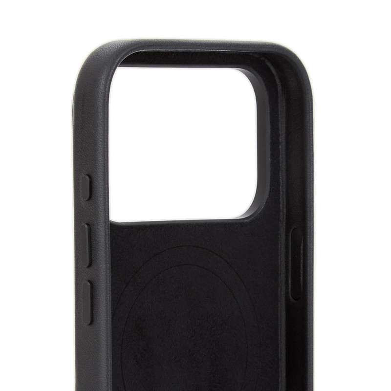 Mujjo Troubadour custodia in pelle per Apple iPhone 18 Pro / 17 Pro, MagSafe, nera