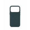 Mujjo Troubadour custodia in pelle per Apple iPhone 18 Pro / 17 Pro, MagSafe, verde ossidiana
