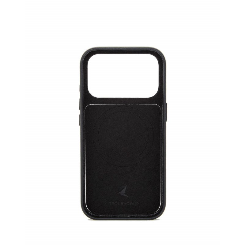 Mujjo Troubadour Modular custodia in pelle per Apple iPhone 18 Pro / 17 Pro, MagSafe, nera
