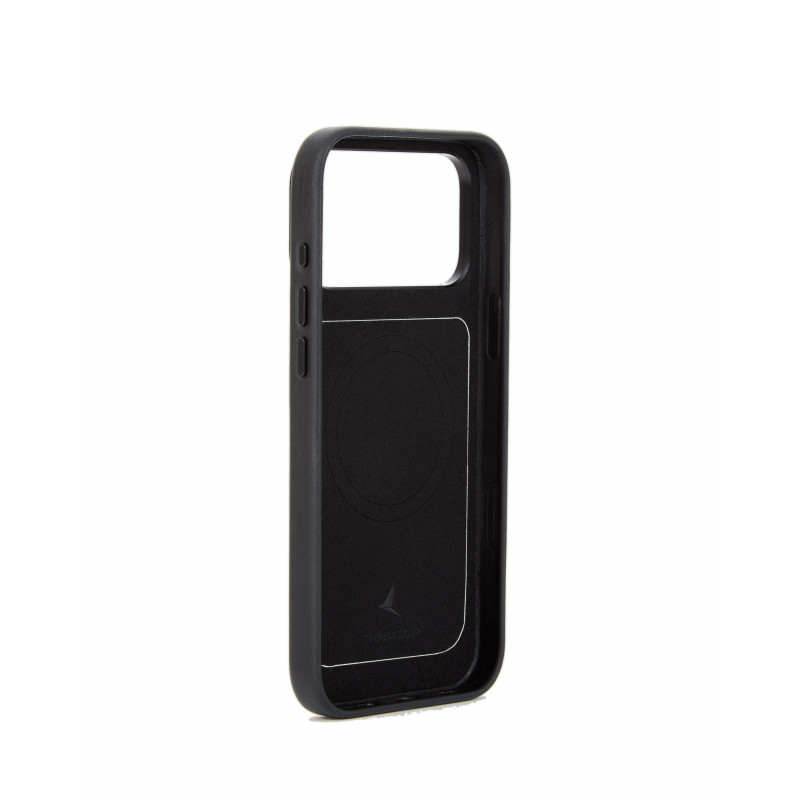 Mujjo Troubadour Modular Leather Case custodia in pelle per Apple iPhone 18 Pro Max / 17 Pro Max, MagSafe, nera