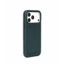 Mujjo Troubadour Modular Leather Case custodia in pelle per Apple iPhone 18 Pro Max / 17 Pro Max, MagSafe, verde ossidiana