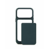 Mujjo Troubadour Modular Leather Case custodia in pelle per Apple iPhone 18 Pro Max / 17 Pro Max, MagSafe, verde ossidiana