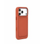 Mujjo Troubadour Modular Leather Case custodia in pelle per Apple iPhone 18 Pro Max / 17 Pro Max, MagSafe, terracotta
