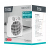 Teesa TSA8059 termoventilatore, 0,8/1,2/2 kW, bianco