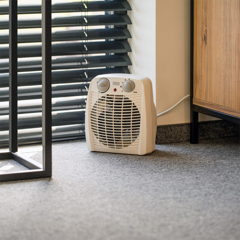 Teesa TSA8059 termoventilatore, 0,8/1,2/2 kW, bianco