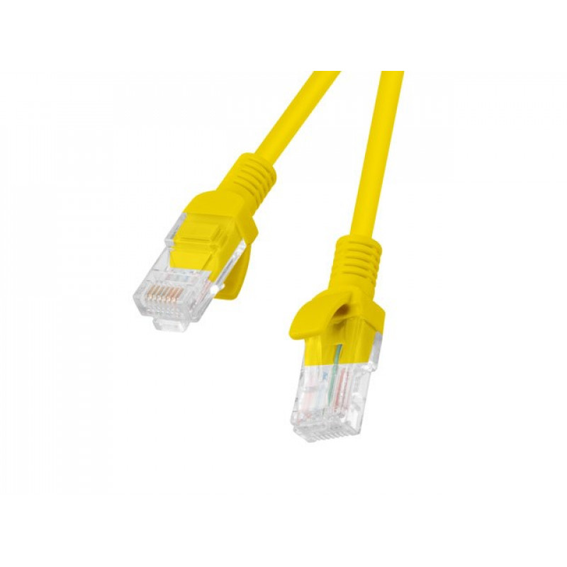 Lanberg PCU6-10CC-0100-Y cavo di rete Cat6 U/UTP, 1 m, giallo