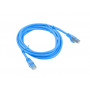 Lanberg PCF6-10CC-0050-B cavo di rete Cat6 F/UTP, 0,5 m, blu