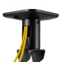 Maclean MC-208 B supporto da soffitto per proiettori, acciaio, 180–310 mm, fino a 15 kg, nero