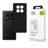 3MK Matt Case Pro custodia per Xiaomi Redmi Note 14 Pro 4G, nera