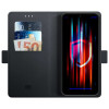 3MK Wallet Case custodia a portafoglio per Samsung Galaxy S25 Edge, nera