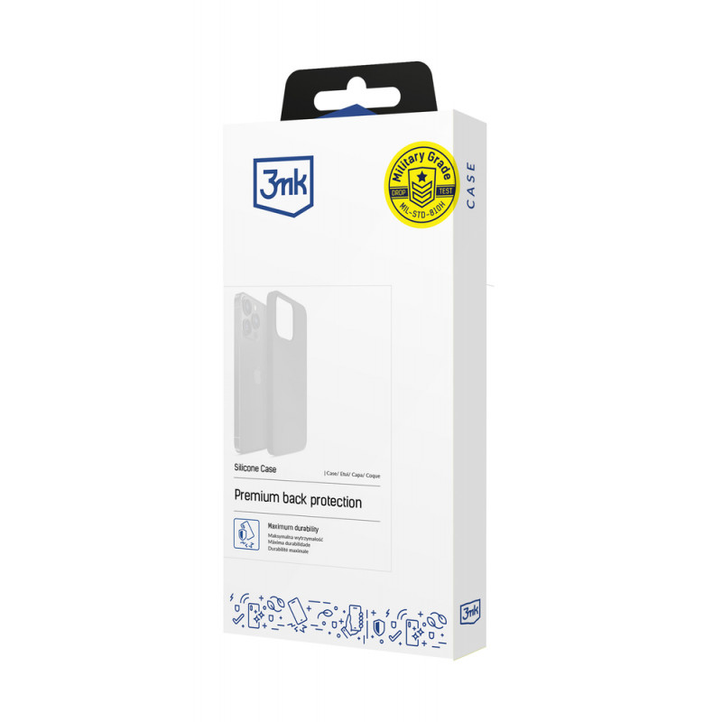 3MK Silicone Case custodia in silicone per Xiaomi 15 Ultra, nera