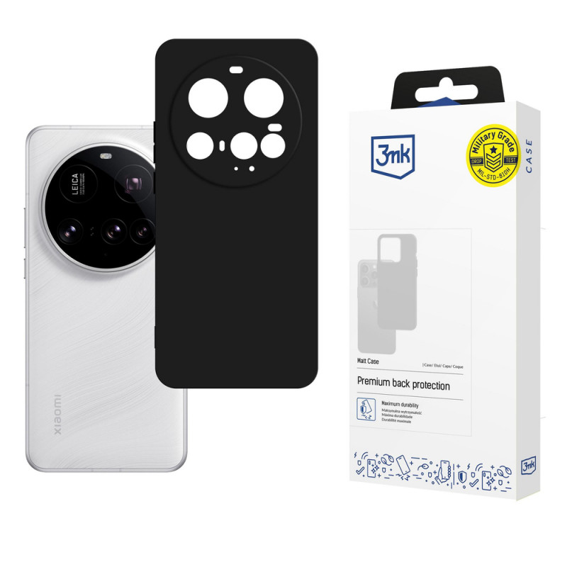 3MK Matt Case custodia per Xiaomi 15 Ultra, nera