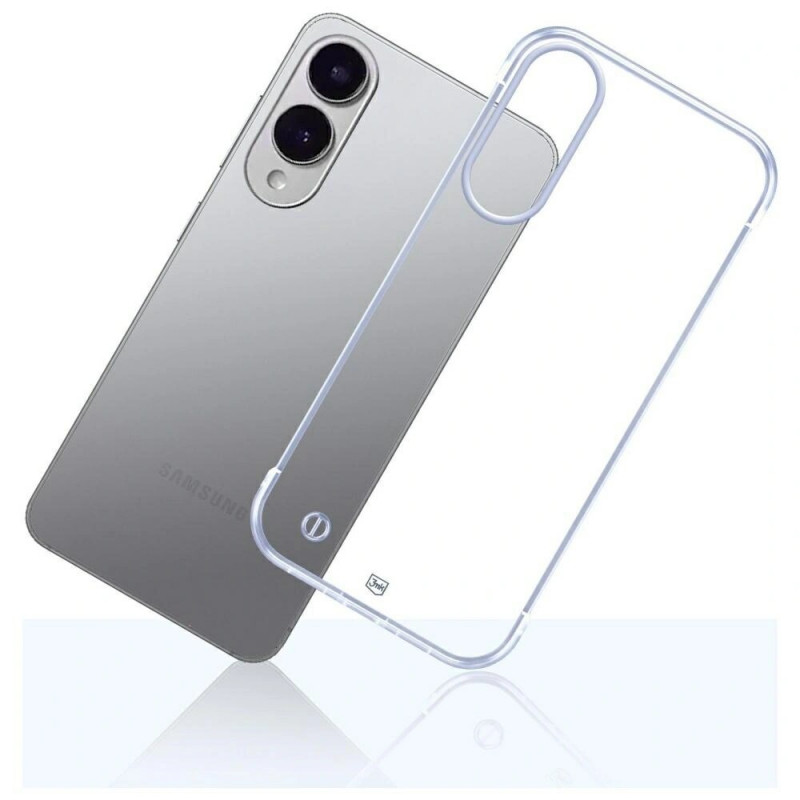 3MK Just20g Clear Case custodia per Samsung Galaxy S25 Edge, trasparente