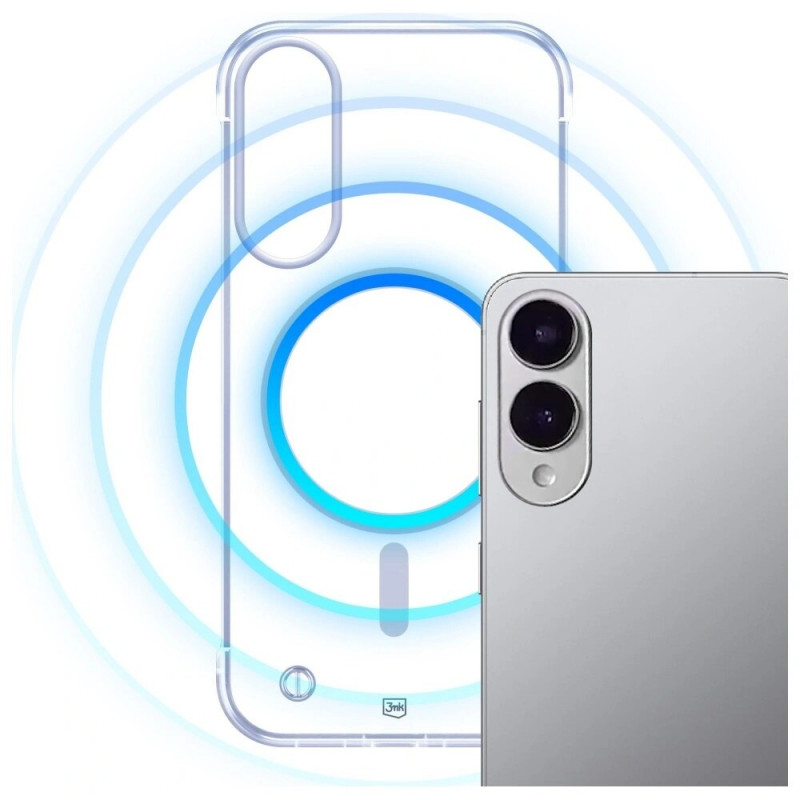 3MK Just20g MagCase custodia per Samsung Galaxy S25 Edge, trasparente