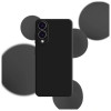 3MK custodia in silicone per Samsung Galaxy S25 Edge, nera