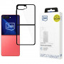 3MK Satin Armor Case+ Flip custodia a libro per Samsung Galaxy Z Flip7, trasparente