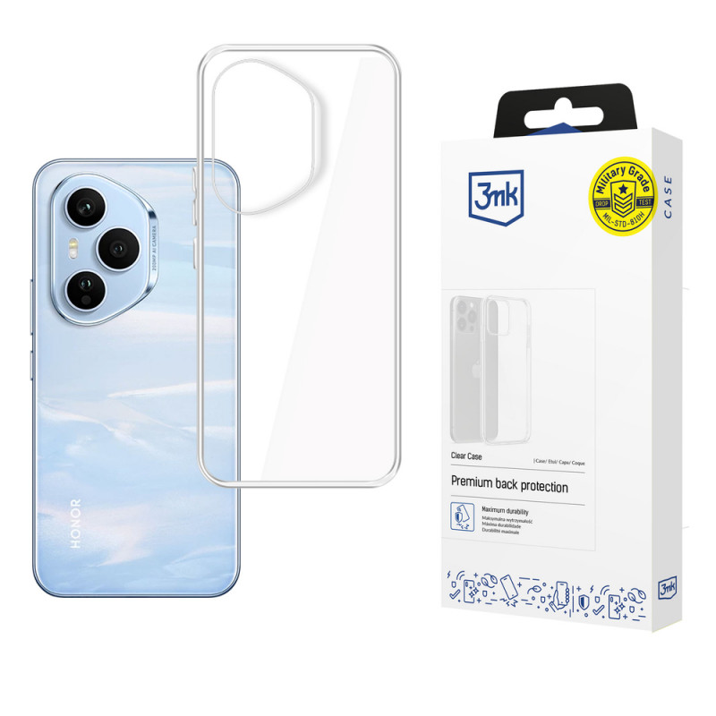 3MK Clear Case custodia per Honor 400 Pro, trasparente