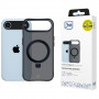 3mk Smoke Case Mag&Stand custodia per Apple iPhone Air, nera