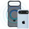 3mk Smoke Case Mag&Stand custodia per Apple iPhone Air, nera