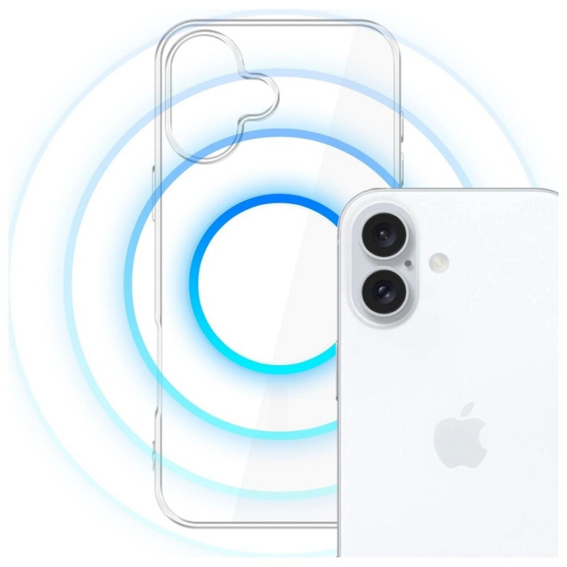 3MK Clear MagCase custodia per Apple iPhone 17, trasparente