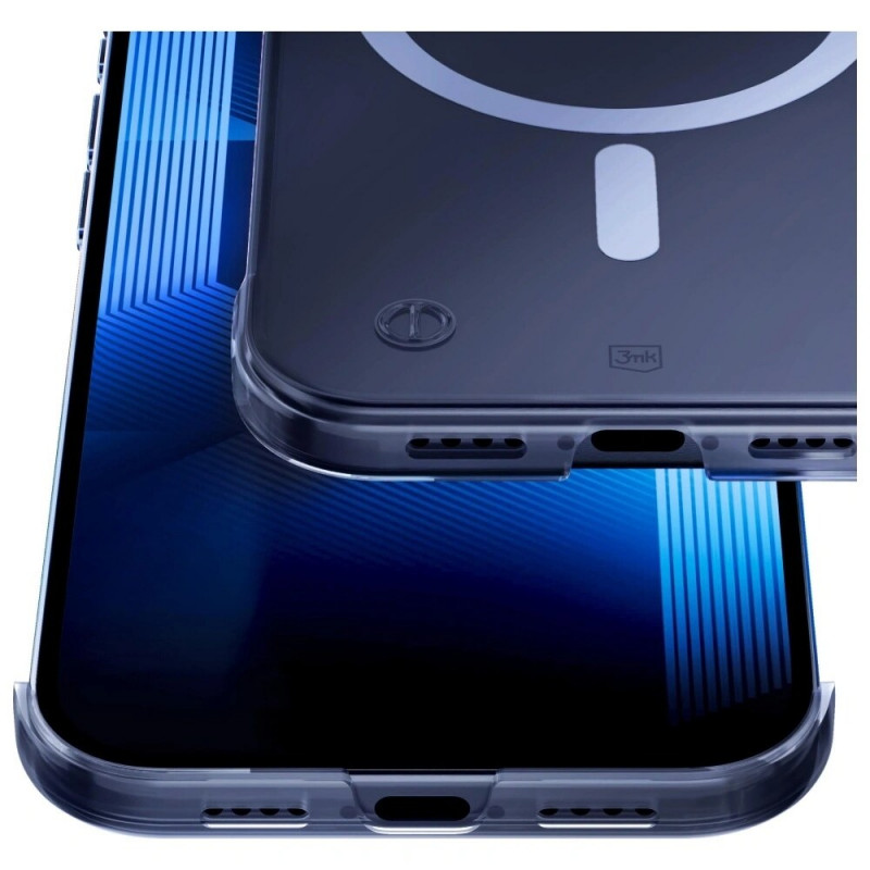 3mk Just20g MagCase custodia per Apple iPhone 17 Pro Max, trasparente, policarbonato