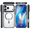 3mk Satin Armor MagCase custodia per Apple iPhone 17 Pro Max, trasparente nera