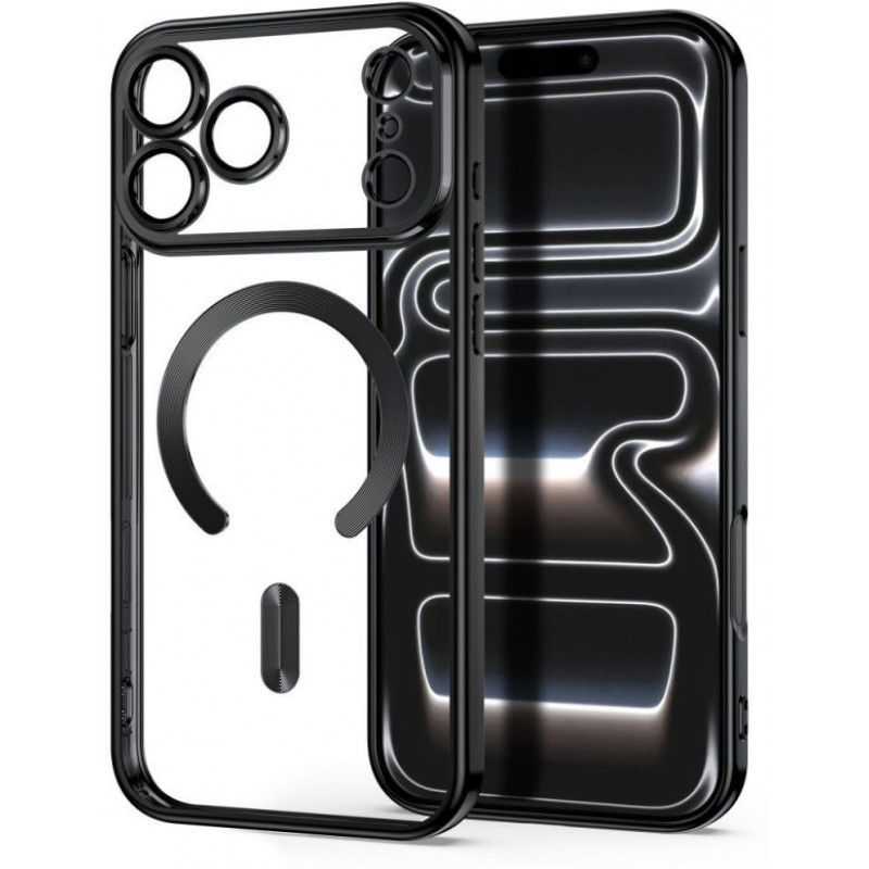 Tech-Protect MagFlex MagSafe custodia per Apple iPhone 17 Pro / 18 Pro, nero lucido