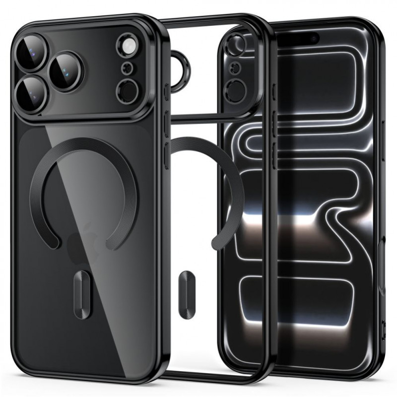 Tech-Protect MagFlex MagSafe custodia per Apple iPhone 17 Pro Max / 18 Pro Max, nero lucido