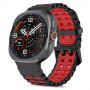 Tech-Protect Iconband Pro cinturino per Samsung Galaxy Watch Ultra 1 / 2 (2024-2026), 47 mm, nero/rosso